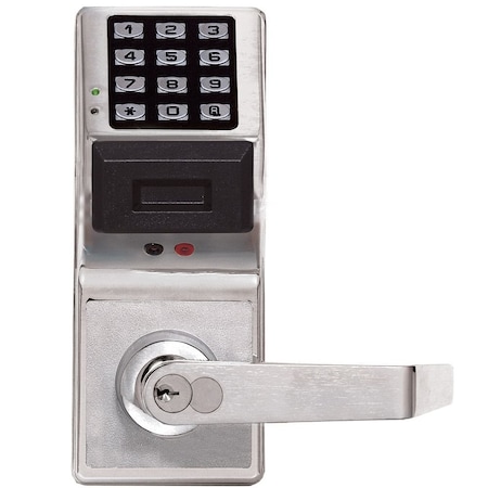 Alarm Lock Proximity Keypad Digital Lock Satin Chrome Finish PDL300026D
